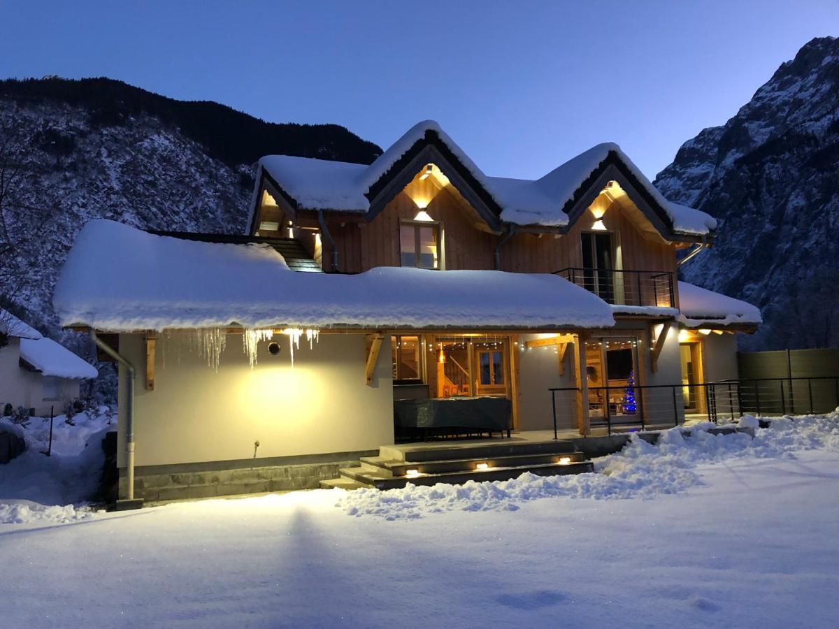 Chalet Barbara With Swimming Pool In The Heart Of Oisans Le Bourg-dʼOisans Dış mekan fotoğraf
